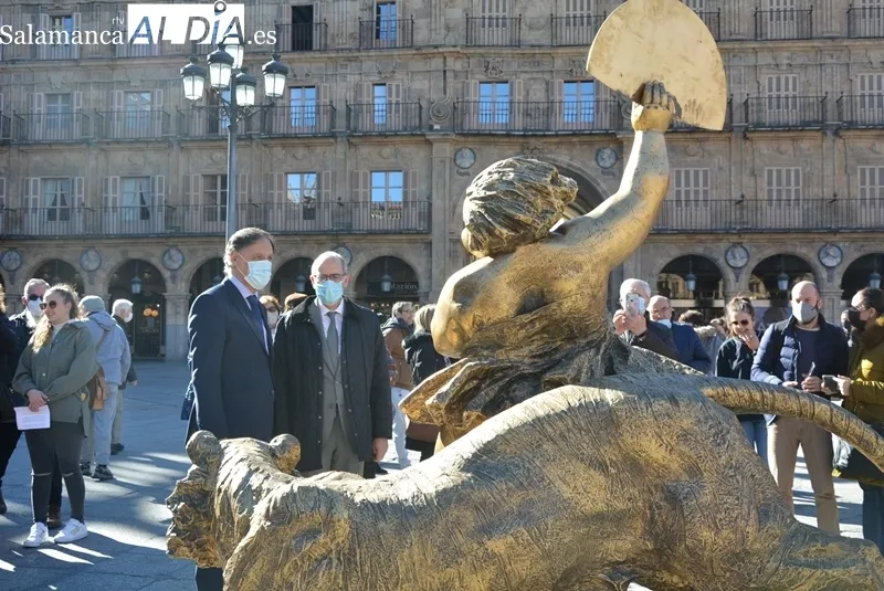 Nuevas esculturas de Xu Hongfei en Salamanca. Foto de Vanesa Martins