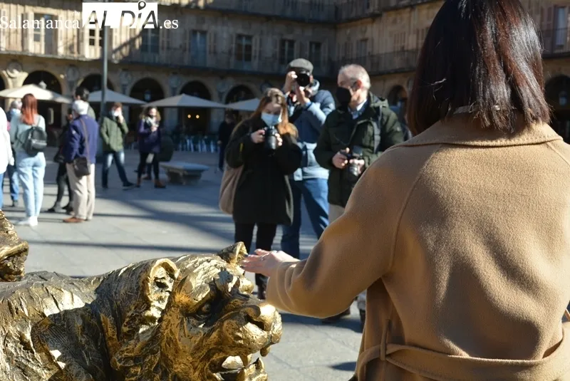 Nuevas esculturas de Xu Hongfei en Salamanca. Foto de Vanesa Martins