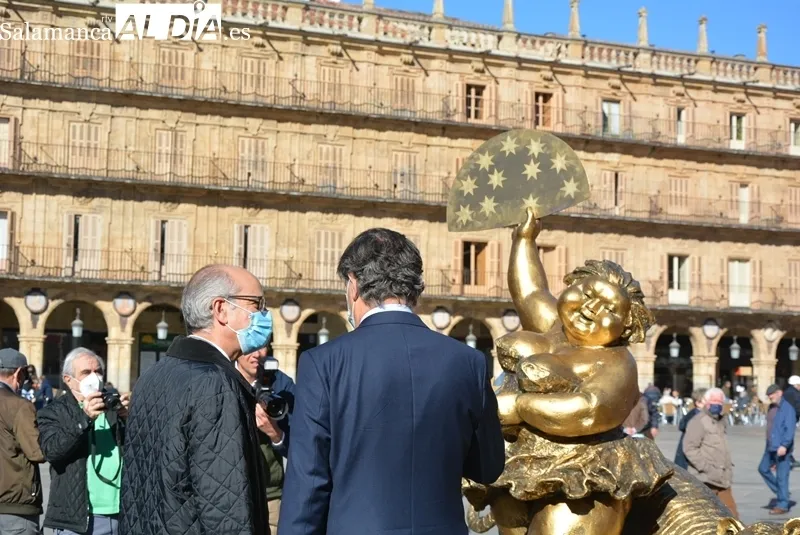 Nuevas esculturas de Xu Hongfei en Salamanca. Foto de Vanesa Martins