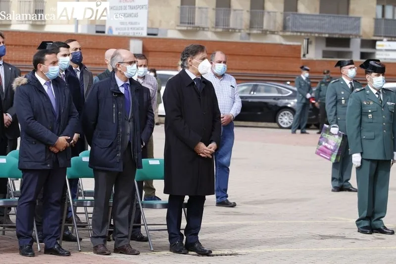 Toma de posesión del nuevo Jefe de la Comandancia de la Guarcia Civil de Salamanca, Pedro Merino Castro. Foto de David Sañudo
