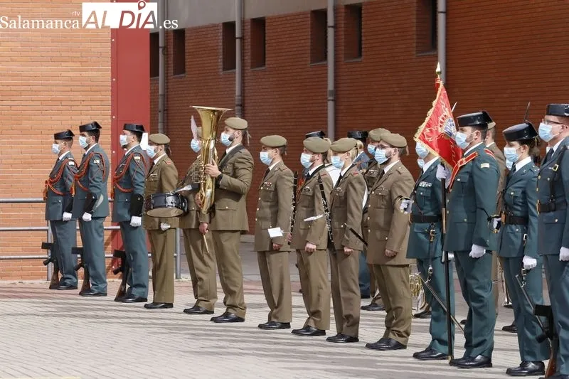 Toma de posesión del nuevo Jefe de la Comandancia de la Guarcia Civil de Salamanca, Pedro Merino Castro. Foto de David Sañudo