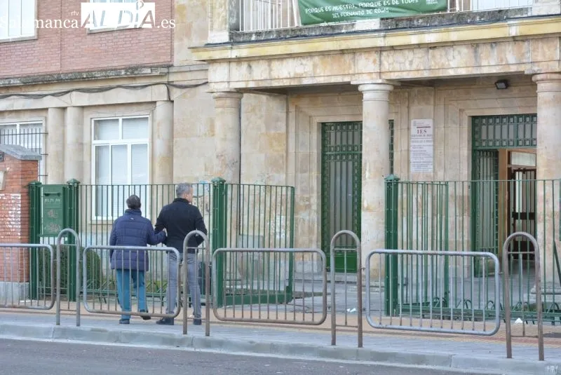 Actividad en los colegios electorales de Salamanca