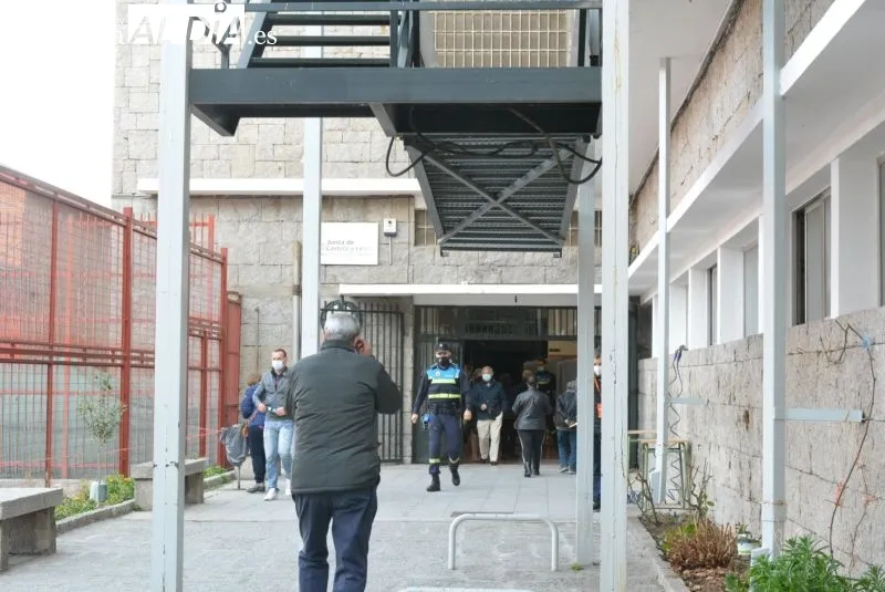 Actividad en los colegios electorales de Salamanca