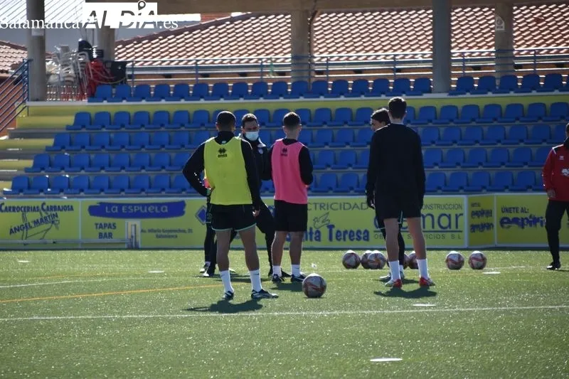 Jugadores de Unionistas durante el entrenamiento | Fotos: Vanesa Martins