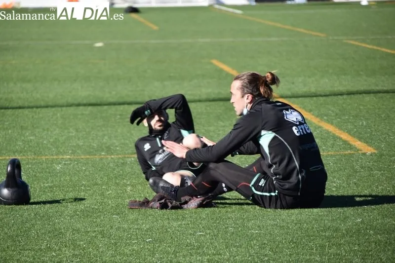 Jugadores de Unionistas durante el entrenamiento | Fotos: Vanesa Martins
