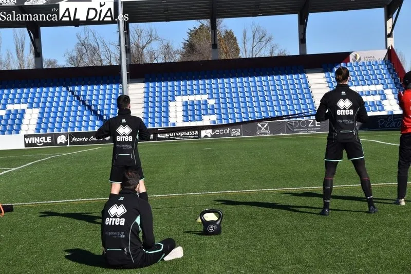 Jugadores de Unionistas durante el entrenamiento | Fotos: Vanesa Martins