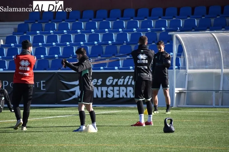 Jugadores de Unionistas durante el entrenamiento | Fotos: Vanesa Martins