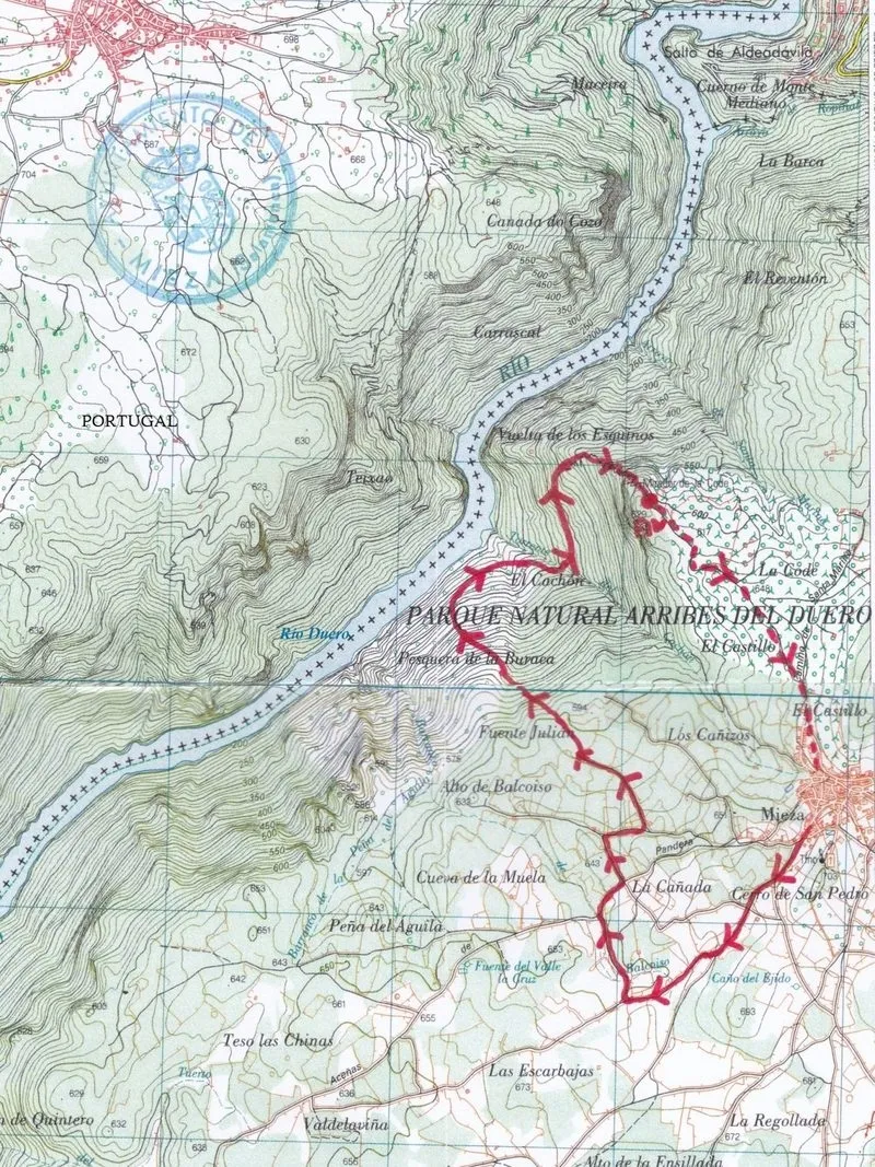 Mapa de la ruta