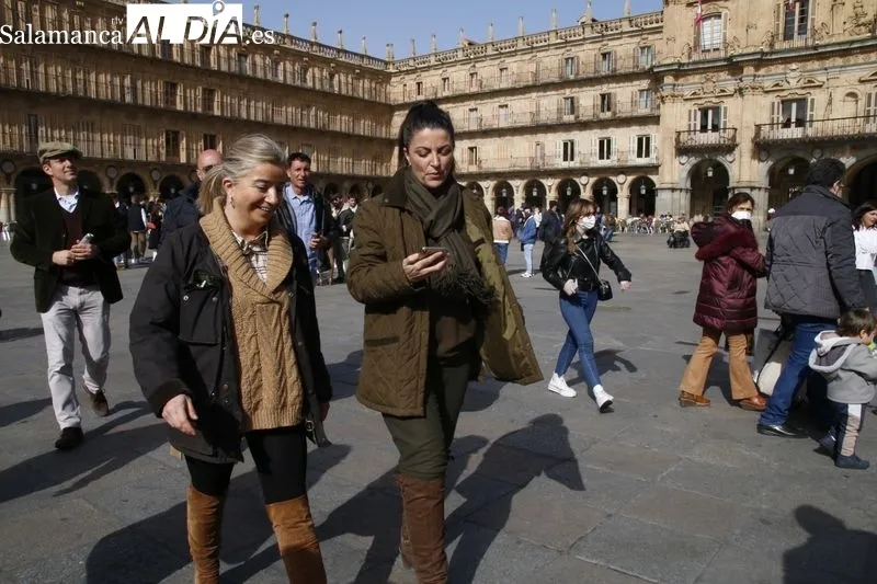 Acto de Vox en la plaza del Ángel. Foto de David Sañudo