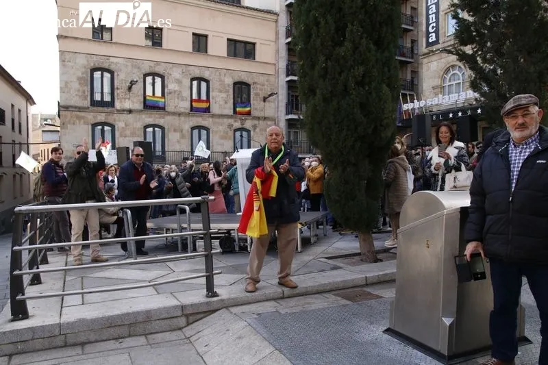 Acto de Vox en la plaza del Ángel. Foto de David Sañudo