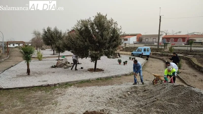 Nuevo aspecto que comienza a cobrar la plaza de Santa Catalina
