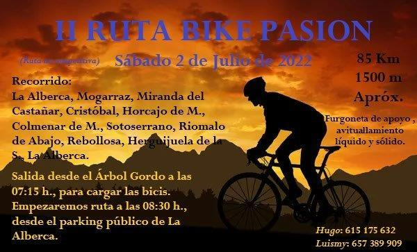 Foto 1 - Programada para el mes de julio la 2ª ruta Bike Pasión, con salida y llegada en La Alberca