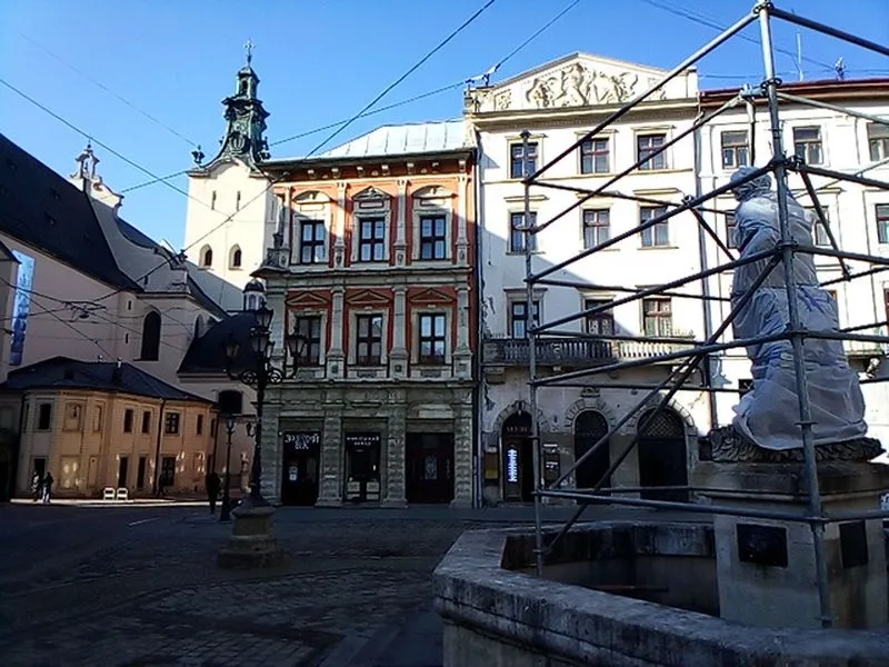 Así se protege la ciudad de Lviv (Ucrania) ante posibles bombardeos
