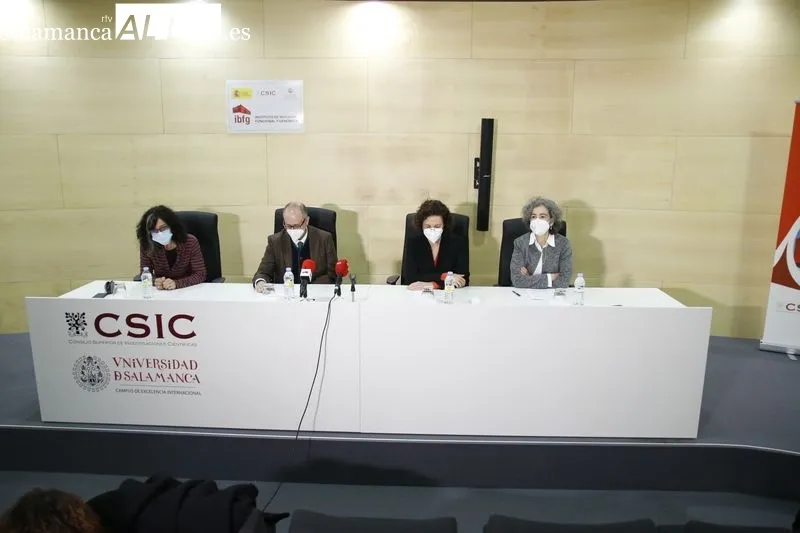 Presentación de este proyecto científico en el Instituto de Biología Funcional y Genómica. Foto de David Sañudo