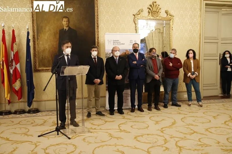 El alcalde ha recibido a los participantes en el Seminario 'La Gestión de las Ciudades Patrimonio'