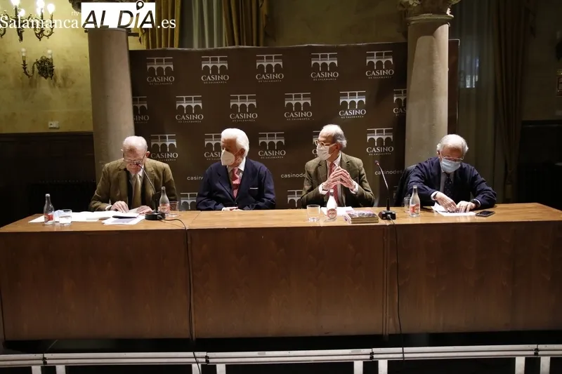 Presentación del libro de Antonio Purroy en el Casino de Salamanca