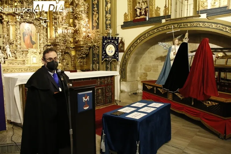 Acto de bendición de la talla del Ángel anunciador en la Vera Cruz. Fotos: David Sañudo
