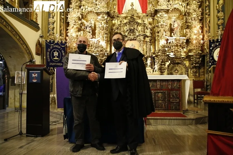 Acto de bendición de la talla del Ángel anunciador en la Vera Cruz. Fotos: David Sañudo