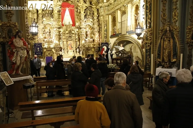 Acto de bendición de la talla del Ángel anunciador en la Vera Cruz. Fotos: David Sañudo