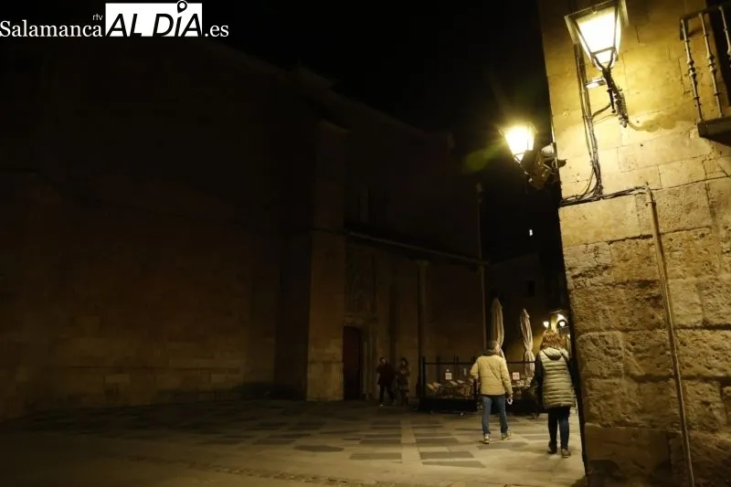 Los monumentos de Salamanca vuelven a apagar su iluminación en la Hora del Planeta - Fotos: David Sañudo