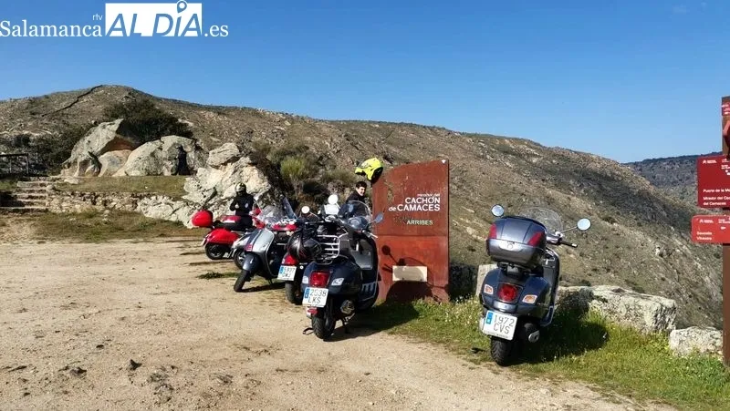 Los moteros disfrutaron del hermoso paisaje de Las Arribes