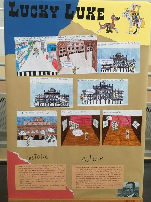 Exposición sobre Bélgica en el IES Campo Charro de La Fuente de San Esteban 