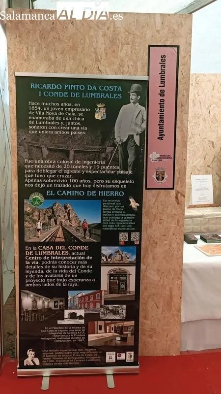 Stand de Lumbrales en la Feria de Freixo