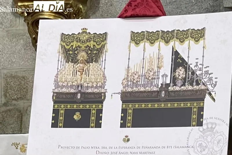 La iglesia parroquial acogía la presentación de la nueva imagen de palio de Nuestra Señora de la Esperanza 