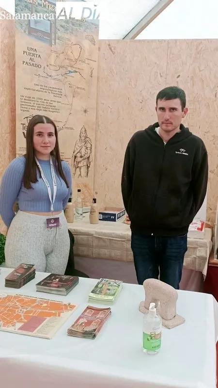 Stand de Lumbrales en la Feria de Freixo