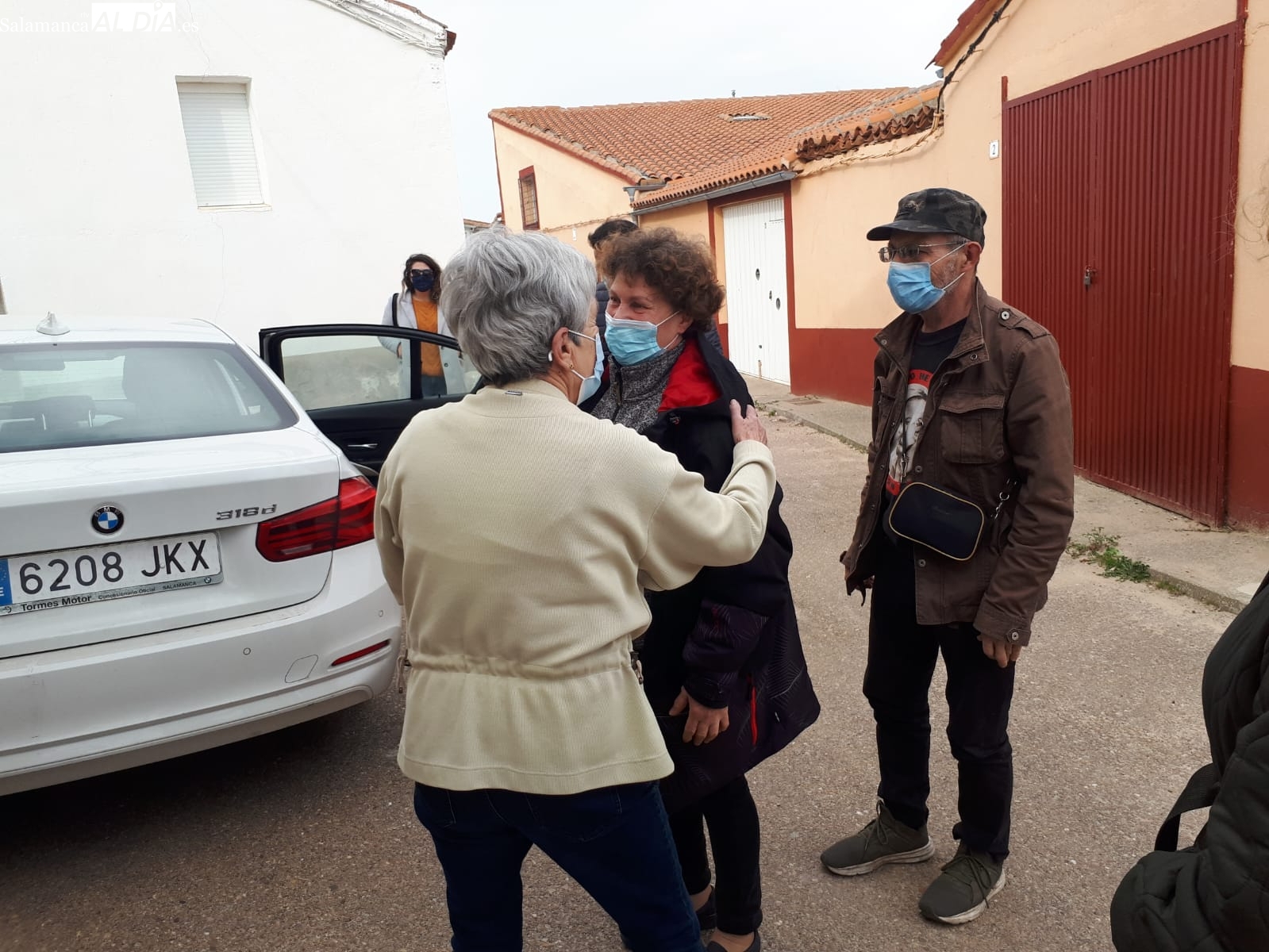 El Pedroso de la Armuña ha recibido este lunes a una familia ucraniana