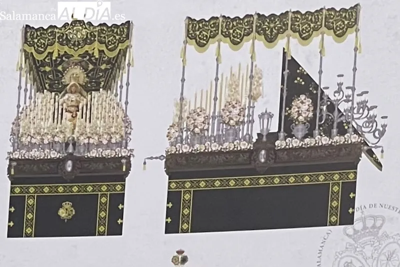 La iglesia parroquial acogía la presentación de la nueva imagen de palio de Nuestra Señora de la Esperanza 
