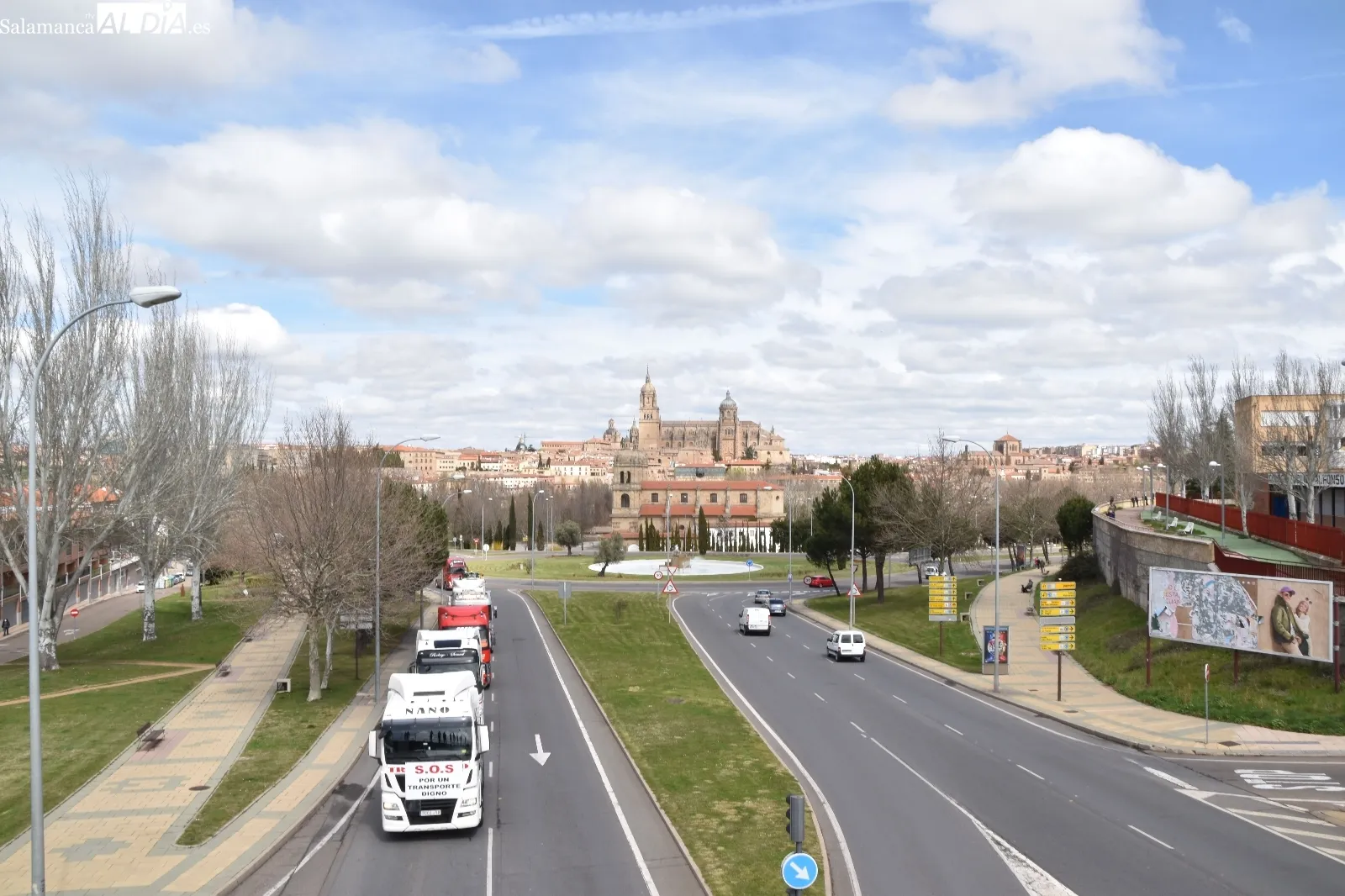 Marcha de transportistas en Salamanca | Fotos: Vanesa Martins