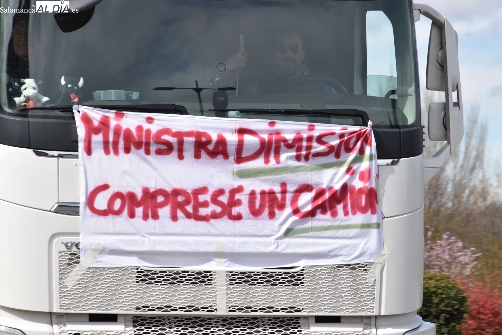Marcha de transportistas en Salamanca | Fotos: Vanesa Martins