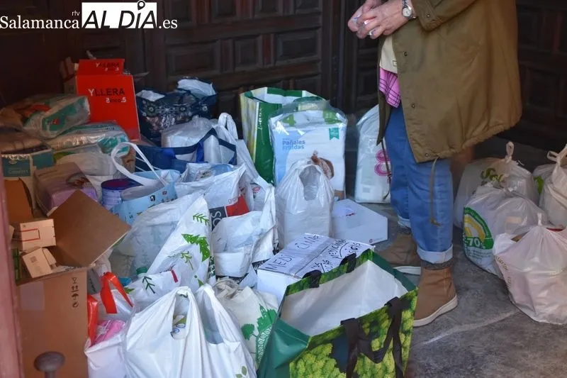 Donaciones en la Iglesia de la Purísima | Fotos: Vanesa Martins