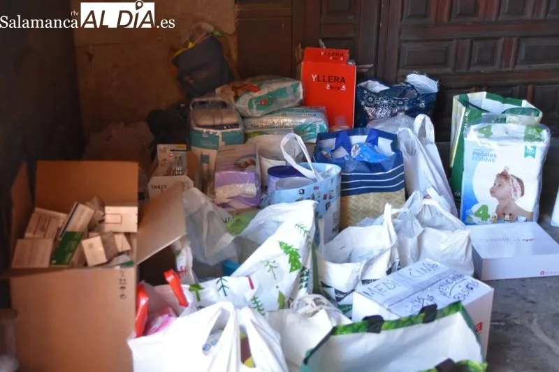 Donaciones en la Iglesia de la Purísima | Fotos: Vanesa Martins