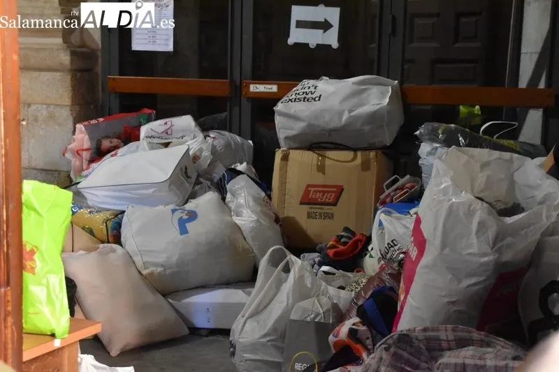 Donaciones en la Iglesia de la Purísima | Fotos: Vanesa Martins