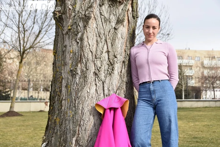 La novillera salmantina Raquel Martín en una entrevista para SALAMANCArtv ALDÍA