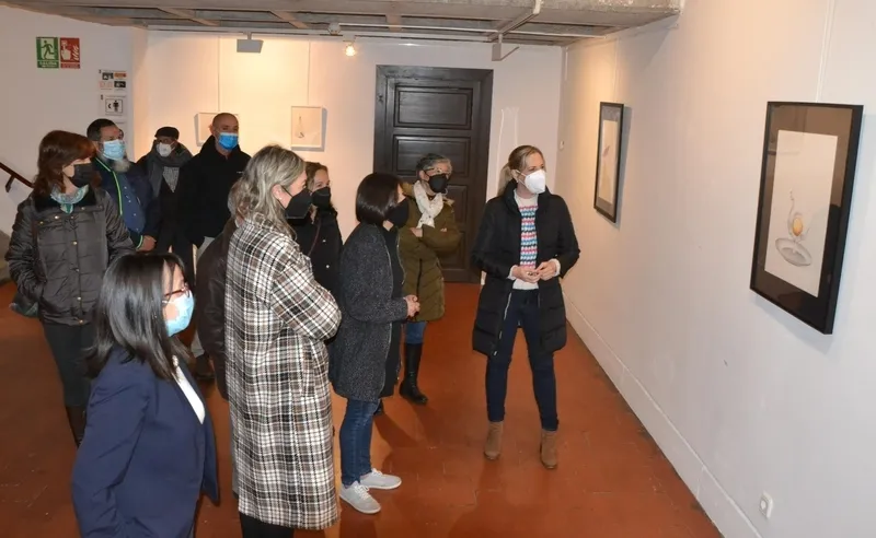 Foto 4 - La mirobrigense Susana L&oacute;pez cumple su sue&ntilde;o de exponer en la Casa de la Cultura