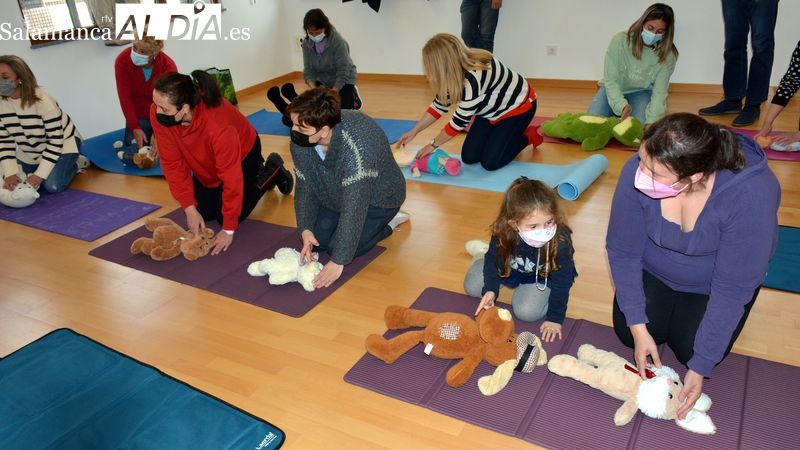 Taller de aprendizaje de primeros auxilios en Lumbrales