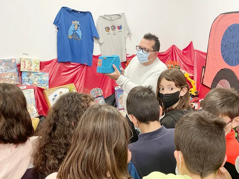 Exposición 'Juguetes Amigos Inseparables', organizada por el programa Ciudad de los Niños de Carbajosa