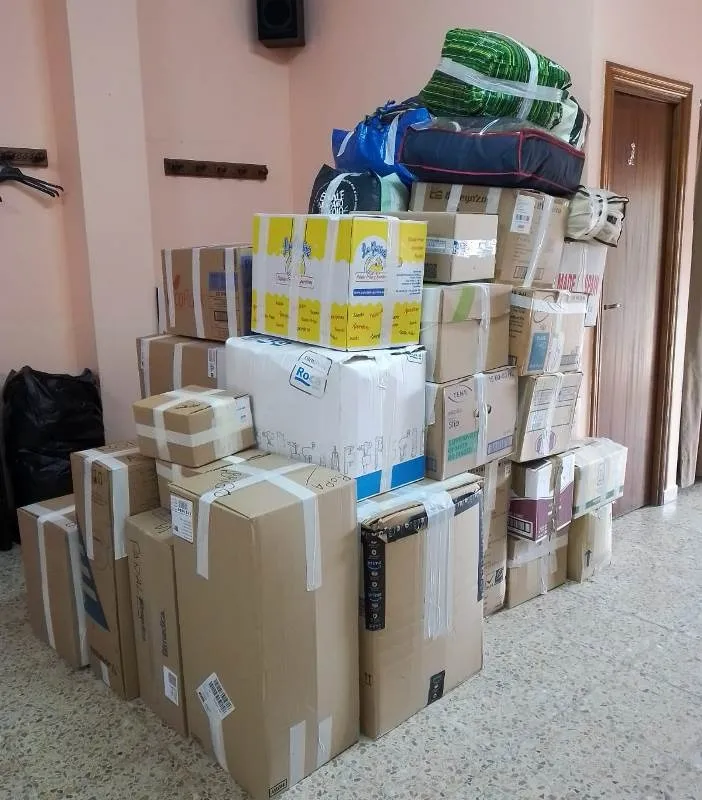 Foto 5 - Gallegos de Arga&ntilde;&aacute;n recoge materiales y alimentos para enviar a Ucrania