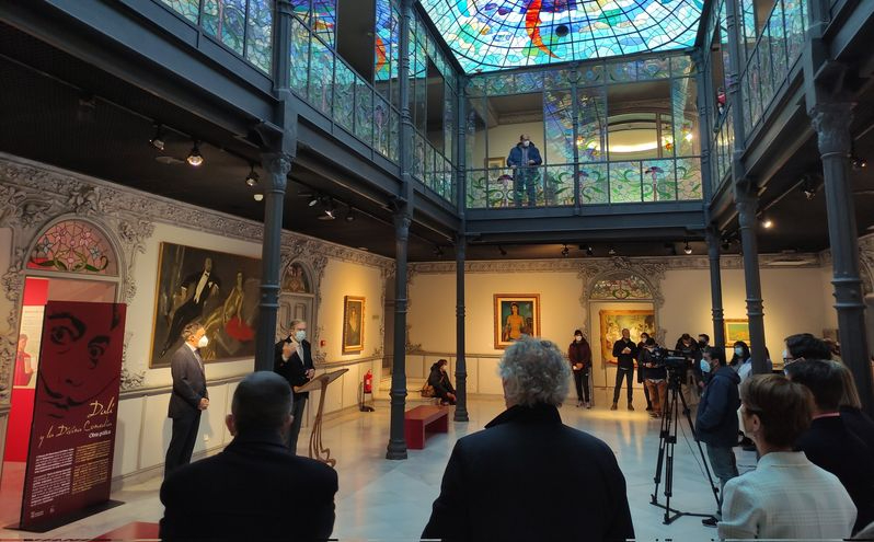 Inauguración de la muestra 'Dalí y la Divina Comedia', en el Museo Art Nouveau y Art Déco-Casa Lis de Salamanca