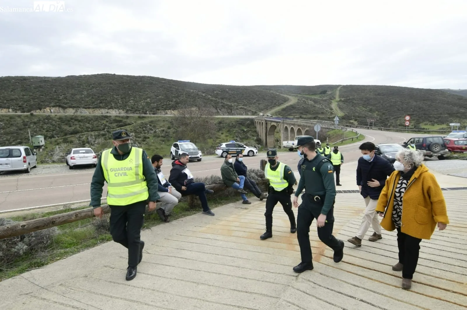 Protesta de agricultores y ganaderos en Siega Verde | Fotos: Adrián Martín