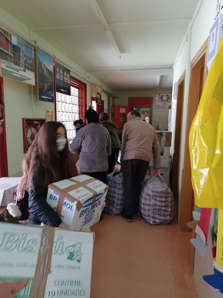 Los vecinos de Villoria se vuelcan en la gran campaña de donaciones para Ucrania 