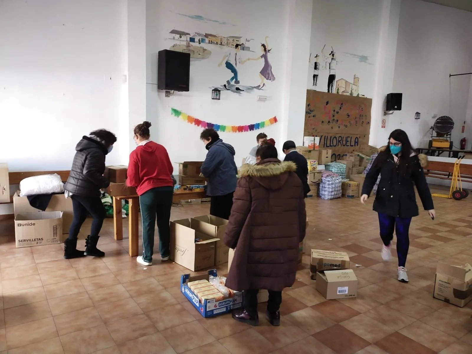 Foto 3 - Villoruela se vuelca con Ucrania y logra enviar en pocas horas el primer cami&oacute;n con ayuda humanitaria