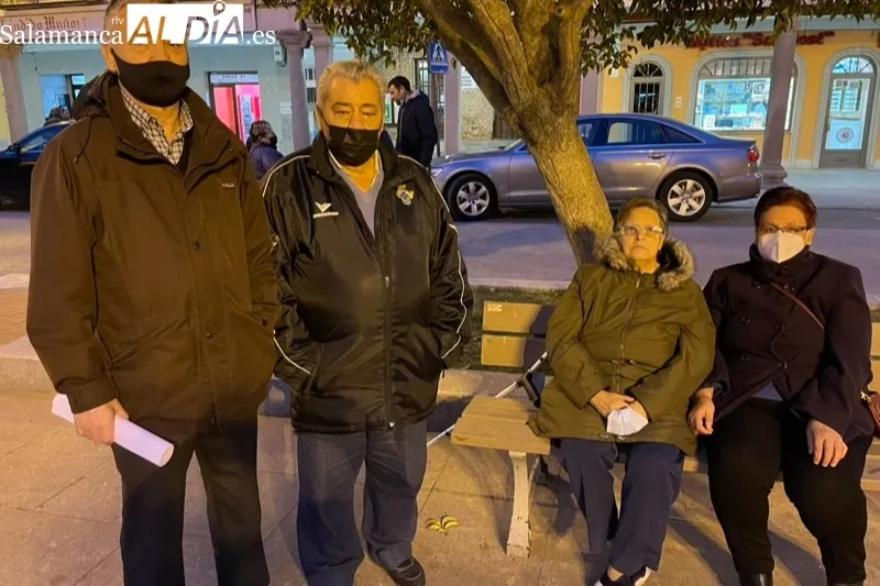 Los peñarandinos han participado este viernes en la chocolatada solidaria en apoyo a Ucrania organizada por el Ayuntamiento