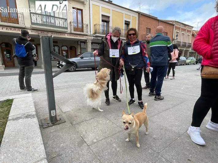 Cientos de personas han participado en la marcha solidaria con el pueblo ucraniano en Peñaranda