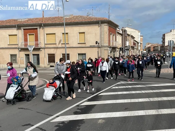 Cientos de personas han participado en la marcha solidaria con el pueblo ucraniano en Peñaranda