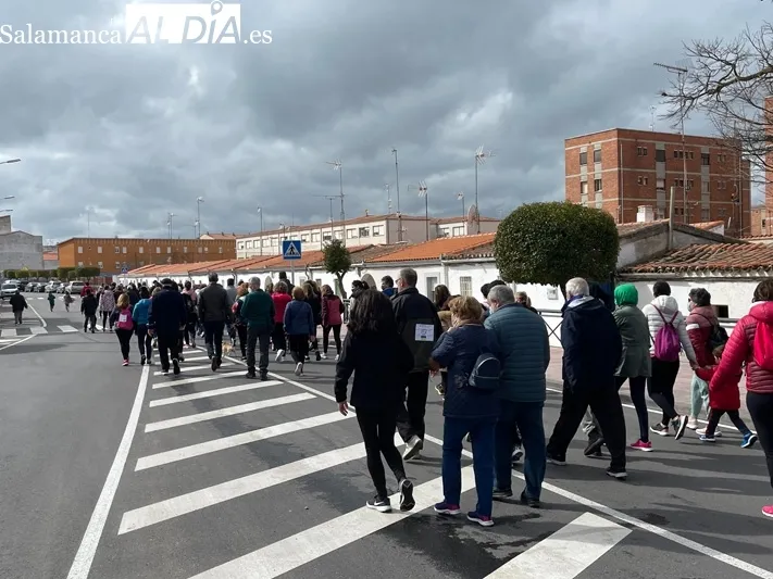 Cientos de personas han participado en la marcha solidaria con el pueblo ucraniano en Peñaranda