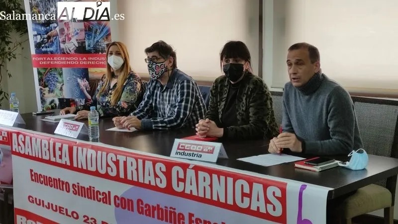 Asamblea de CCOO en Guijuelo en el Hotel Entredos - Kiko Robles
